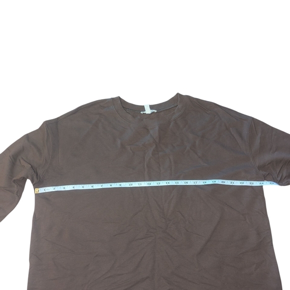 🛍️ SOFT AND COZY BROWN XXL CREW NECK SWEATSHIRT - Picture 3 of 4
